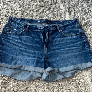 American Eagle Outfitters Blue Jean Shorts Classic Cut-Off Style